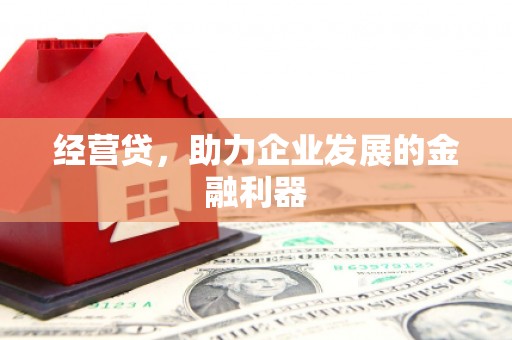 合阳经营贷，助力企业发展的金融利器