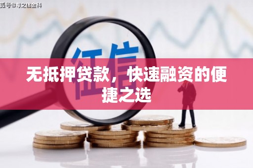 合阳无抵押贷款，快速融资的便捷之选
