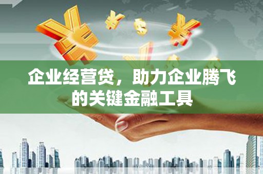 合阳企业经营贷，助力企业腾飞的关键金融工具
