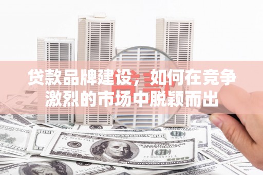 合阳贷款品牌建设，如何在竞争激烈的市场中脱颖而出