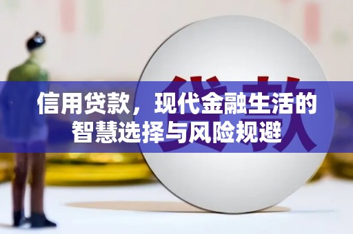 合阳信用贷款，现代金融生活的智慧选择与风险规避