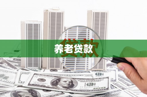 合阳养老贷款