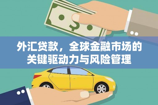 合阳外汇贷款，全球金融市场的关键驱动力与风险管理