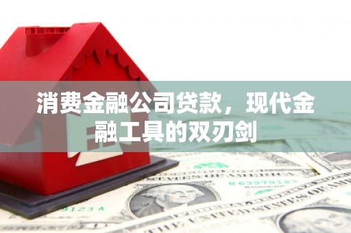 合阳消费金融公司贷款，现代金融工具的双刃剑