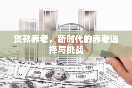 合阳贷款养老，新时代的养老选择与挑战