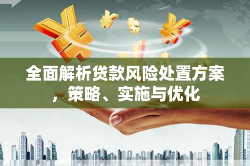 合阳全面解析贷款风险处置方案，策略、实施与优化