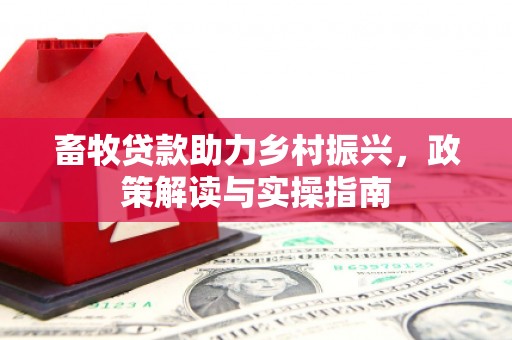 合阳畜牧贷款助力乡村振兴，政策解读与实操指南