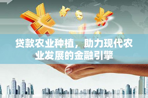 合阳贷款农业种植，助力现代农业发展的金融引擎