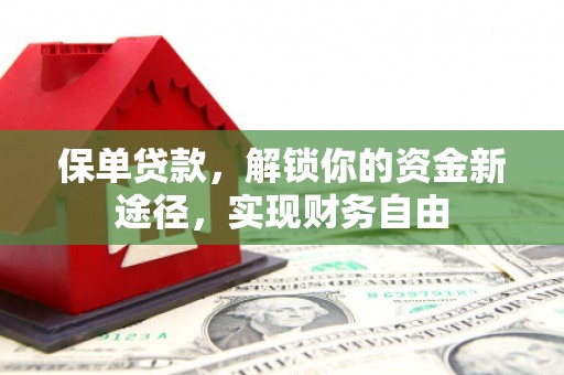 合阳保单贷款，解锁你的资金新途径，实现财务自由