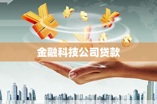 合阳金融科技公司贷款