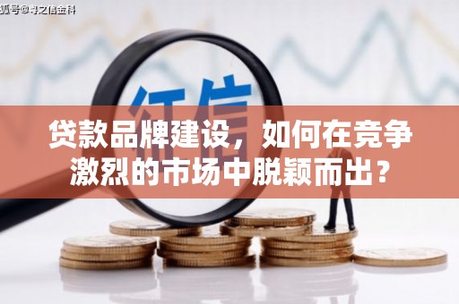 合阳贷款品牌建设，如何在竞争激烈的市场中脱颖而出？