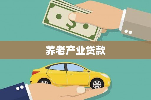 合阳养老产业贷款