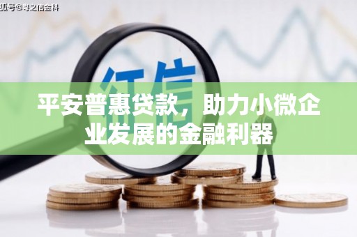 合阳平安普惠贷款，助力小微企业发展的金融利器