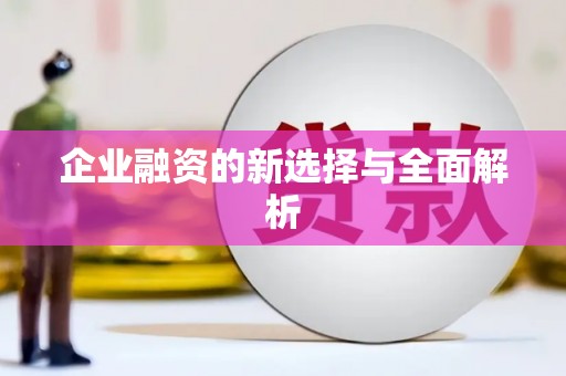 合阳企业融资的新选择与全面解析