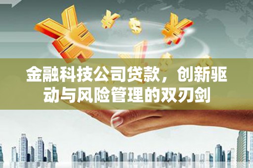 合阳金融科技公司贷款，创新驱动与风险管理的双刃剑
